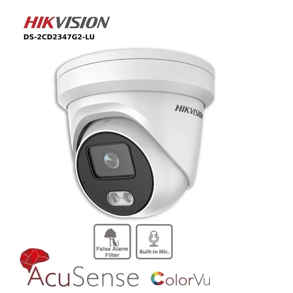 Hikvision DS-2CD2347G2-LU 4 MP ColorVu Turret IP Kamera